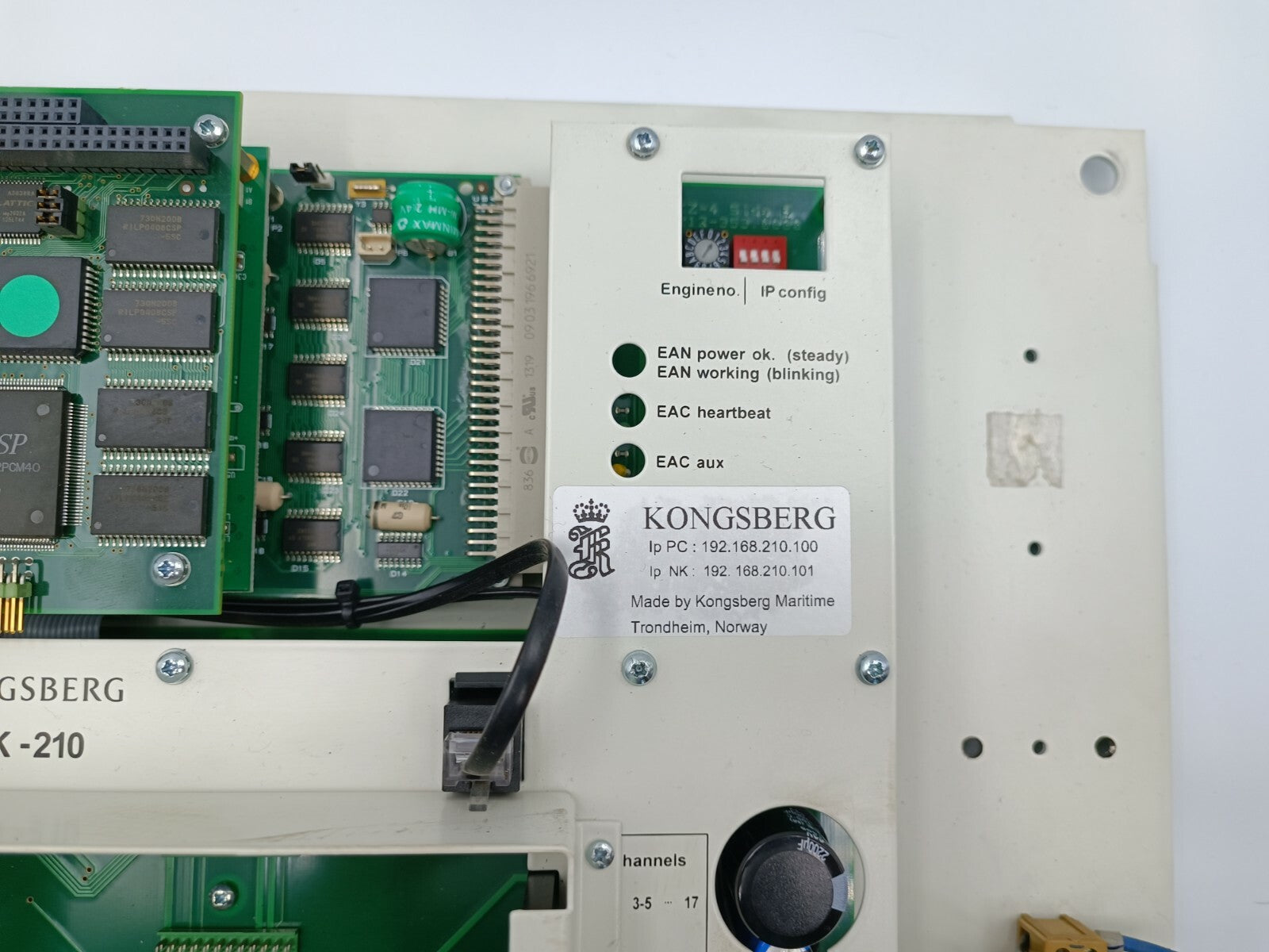 Kongsberg NKA-210/NU02 NK-210 Engine Control and Alarm System