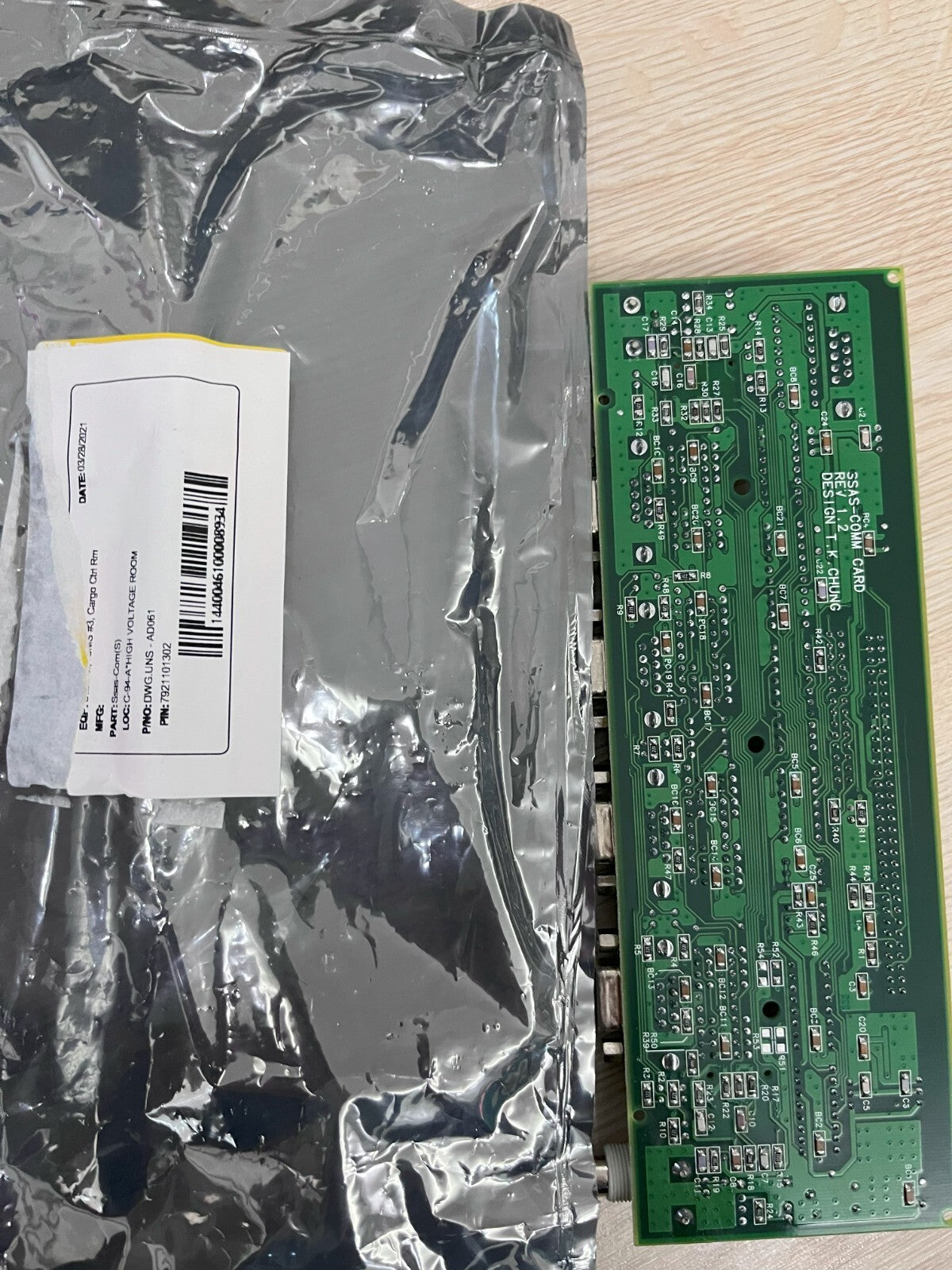 SAMSUNG SSAS-COMM CARD REV 1.2