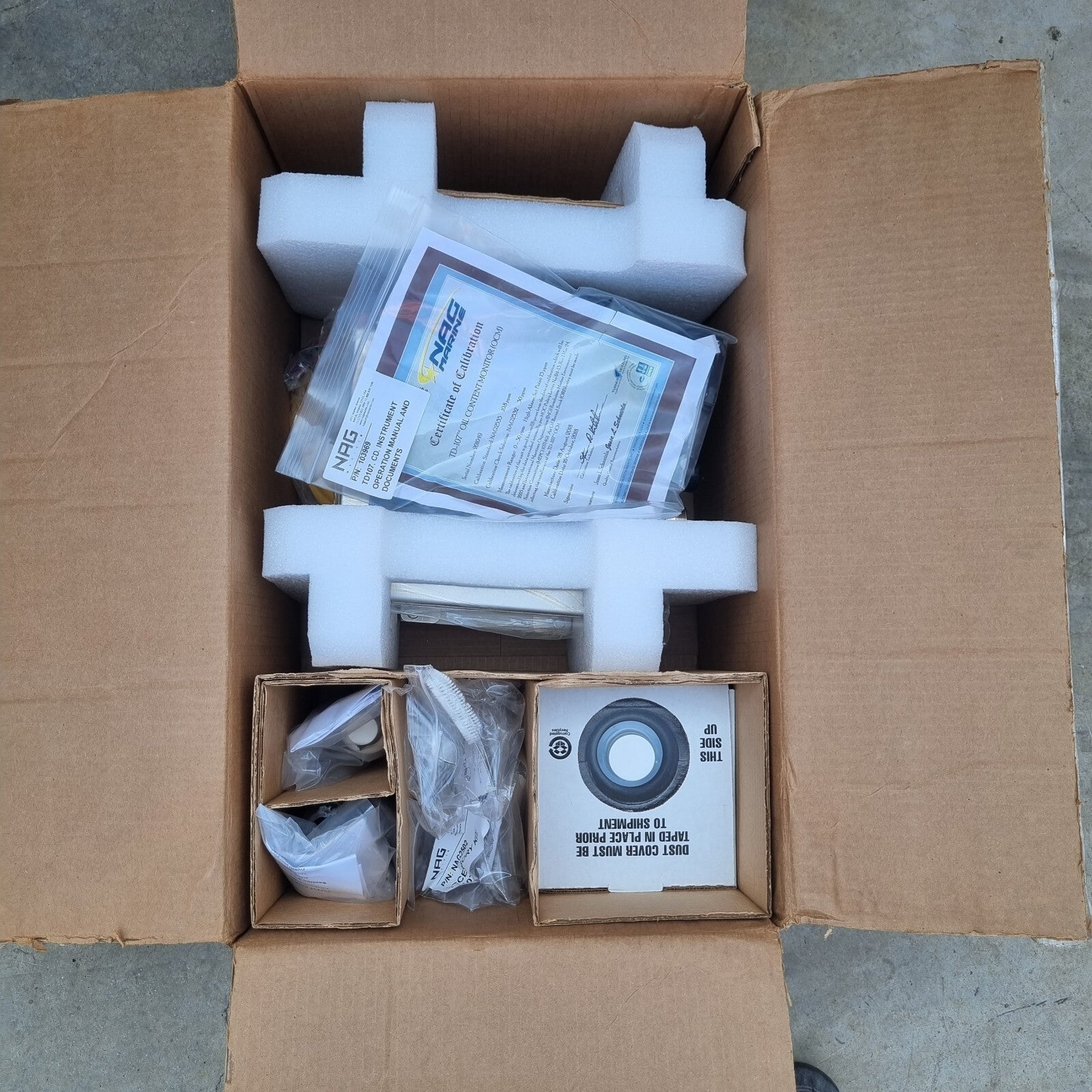 NAG MARINE TD-107C 15PPM OIL CONTENT MONITOR W/SHOWN ACCESORIES AND NO CHEMICALS