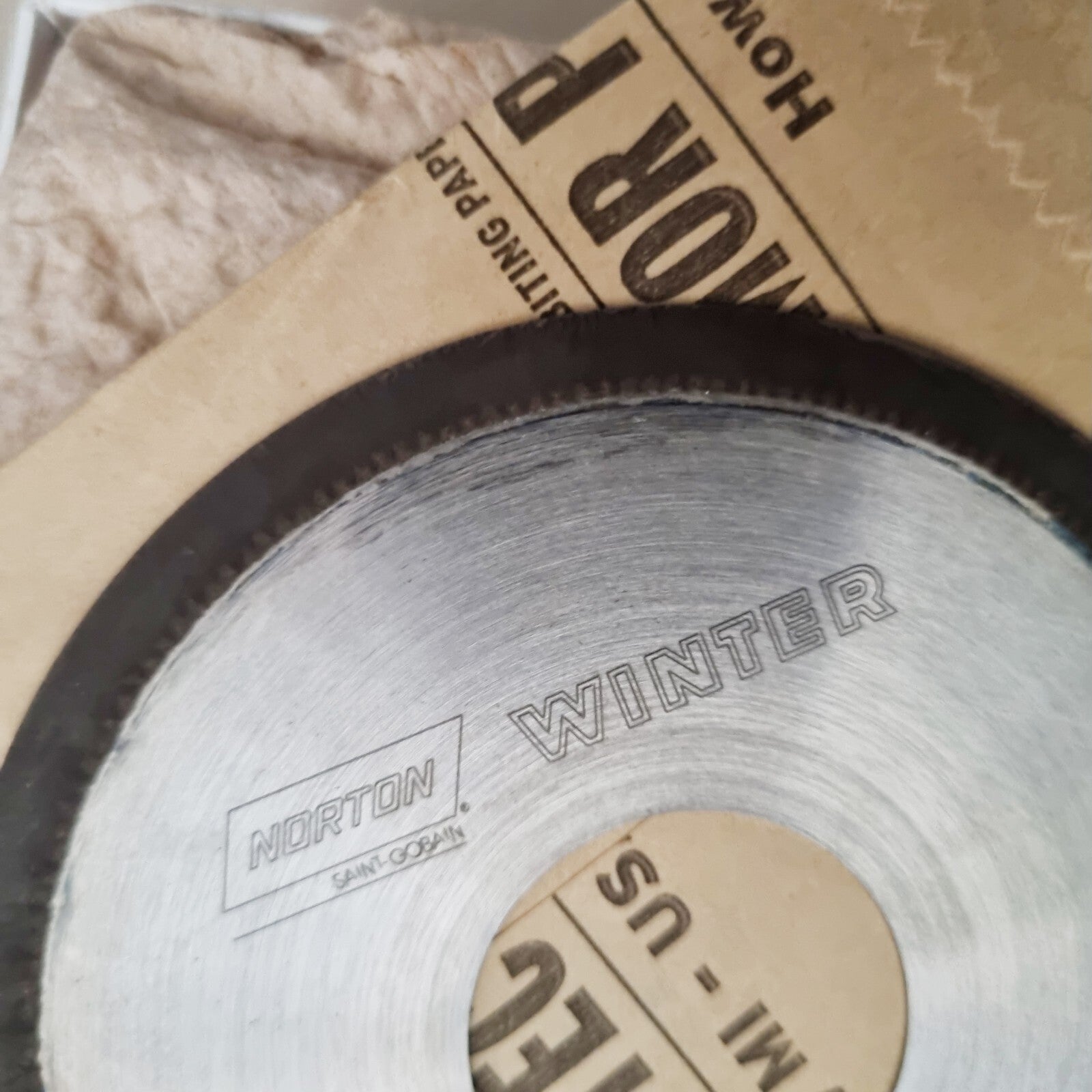 3 Pcs Norton SD100S-R100B99-1/4 1A1R 4" X 1/32"X 1-1/4" Straight Cut-Off Diamond