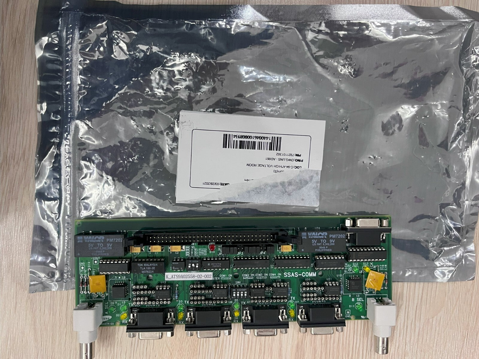 SAMSUNG SSAS-COMM CARD REV 1.2