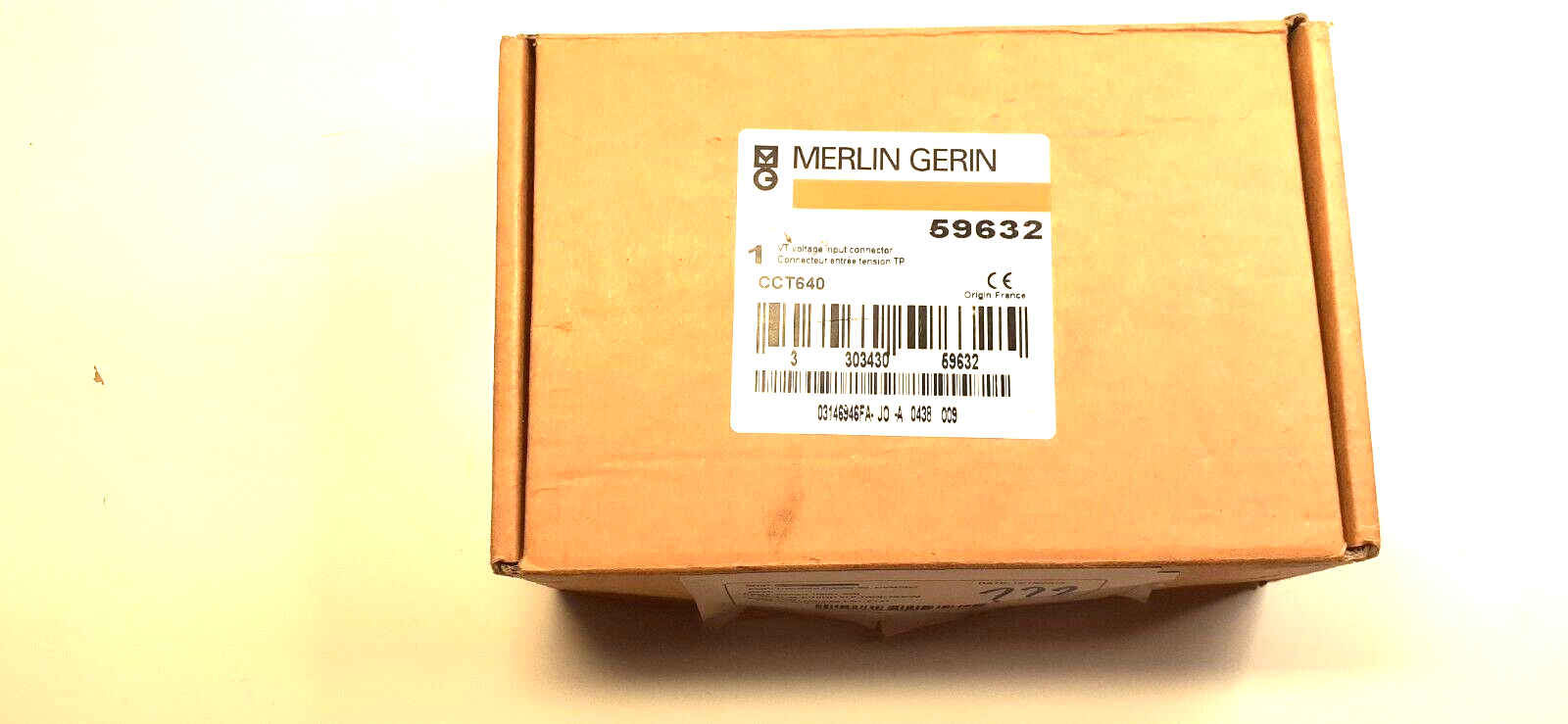 MERLIN GERIN SCHNEİDER ELECTRİC CCT640 VT VOLTAGE CONNECTOR 59632 (NEW)