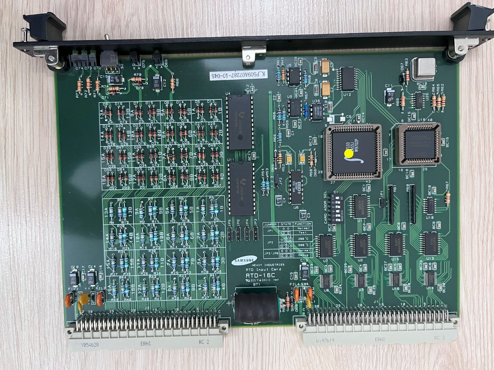 SAMSUNG RTD-16C RTD INPUT CARD PCB CARD RTD16C_s10_045