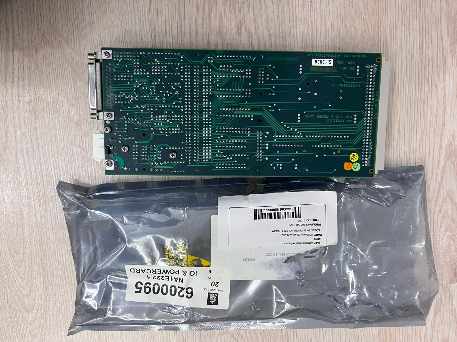 KONGSBERG 6200095 NORCONTROL NA1E222.1 I/O & POWER CARD