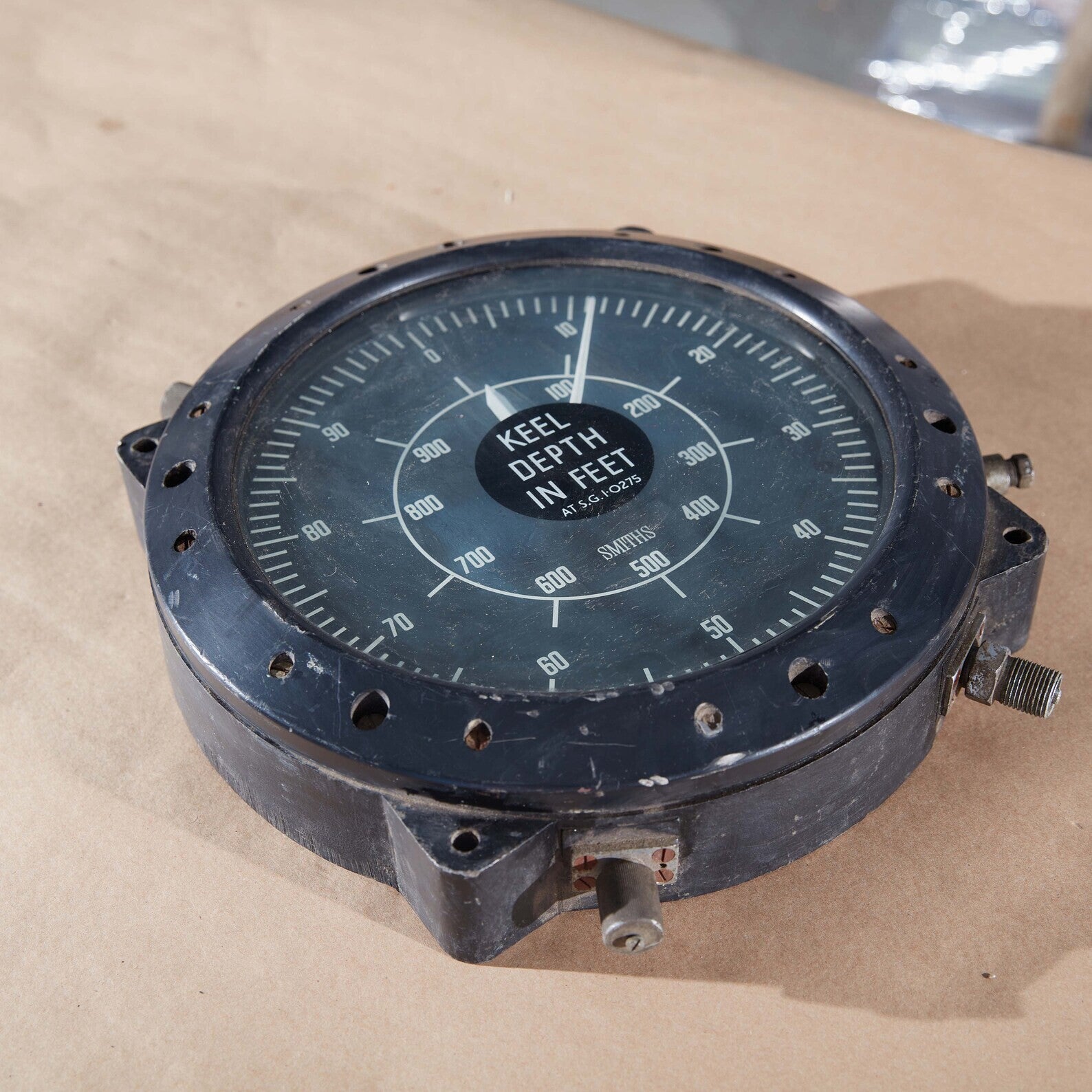 Vintage Oberan Class Submarine  Depth Indicator/Gauge, Vintage Naval Equipment