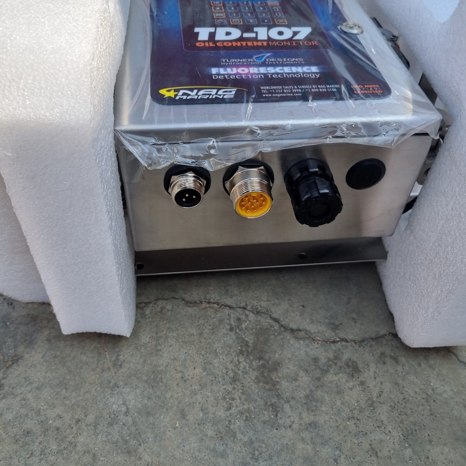 NAG MARINE TD-107C 15PPM OIL CONTENT MONITOR W/SHOWN ACCESORIES AND NO CHEMICALS
