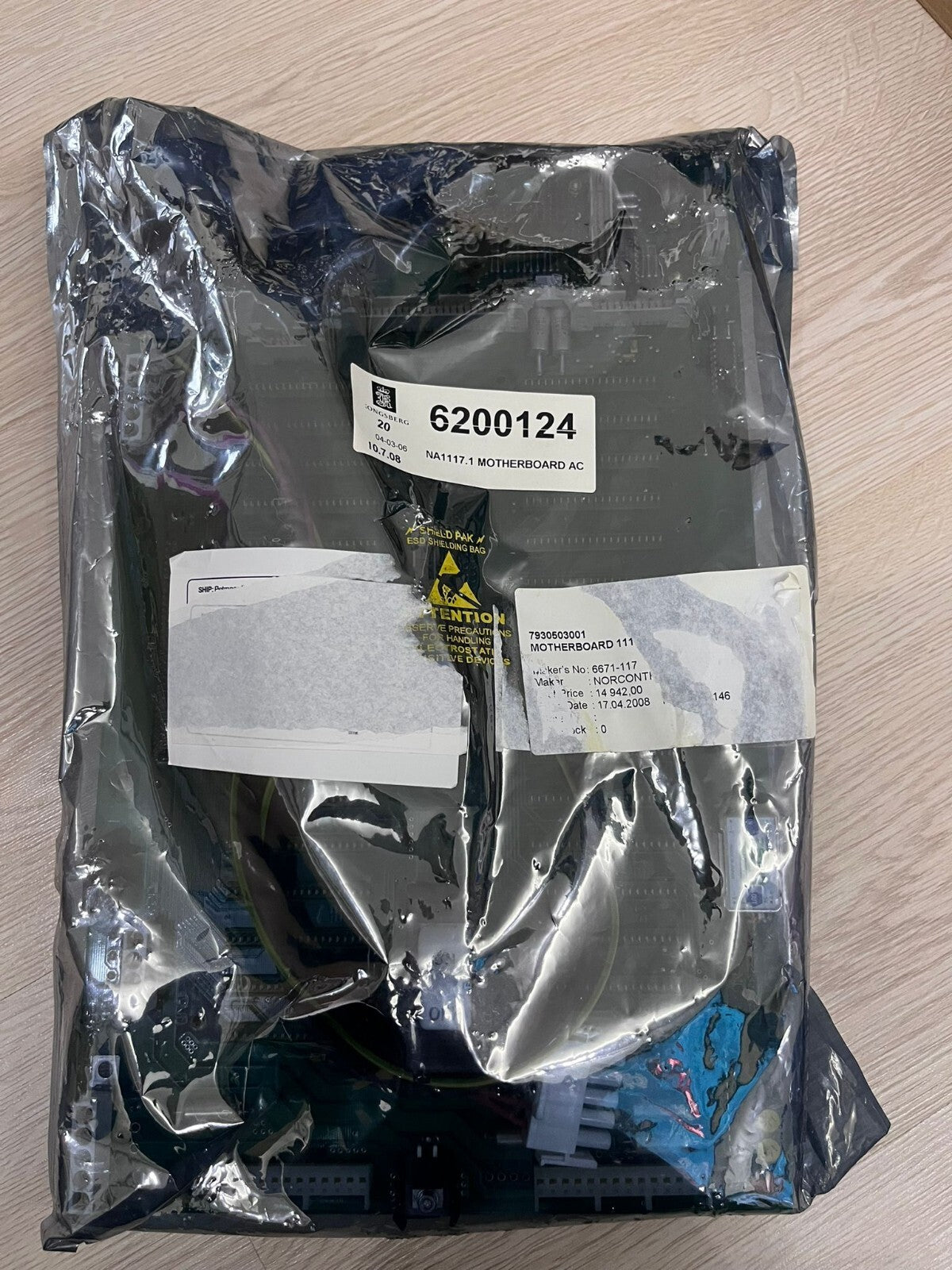 KONGSBERG 6200124 NA1117.1 MOTHERBOARD