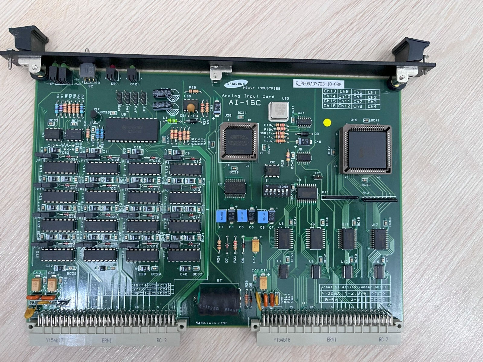 SAMSUNG AI-16C ANALOG INPUT PCB CARD AI16C