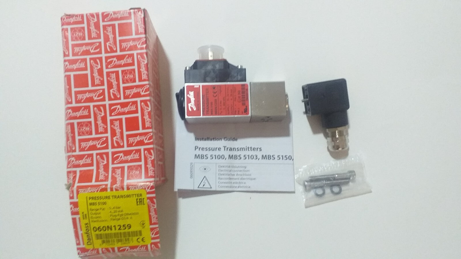 Danfoss Pressure Transmitter MBS5100 060N1259