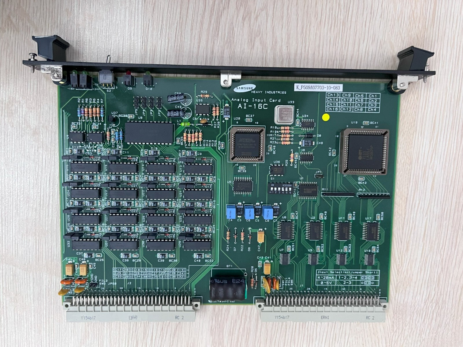 SAMSUNG AI-16C ANALOG INPUT PCB CARD AI16C