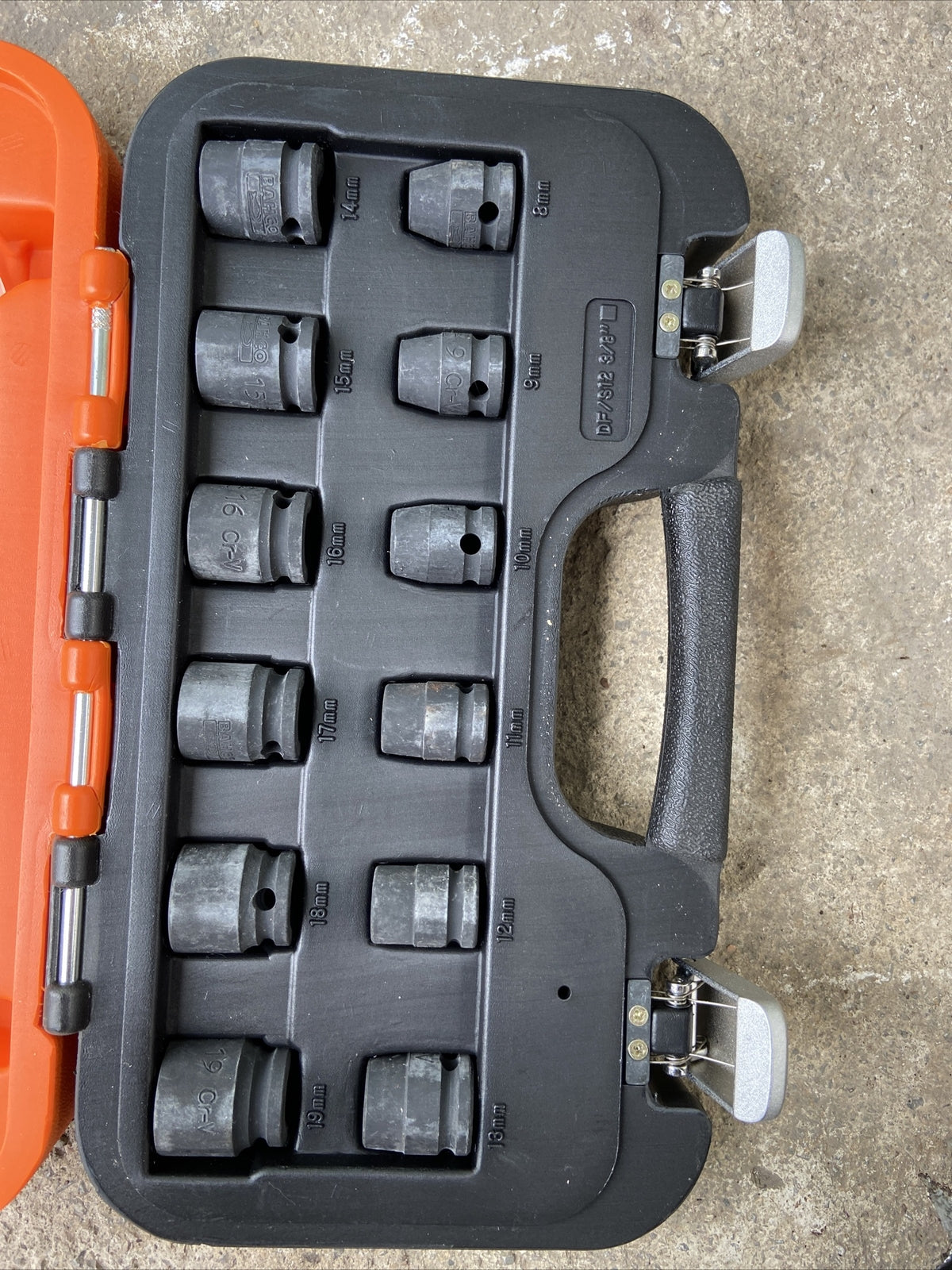 Bahco Impact Socket Set DF/S12 3/8”