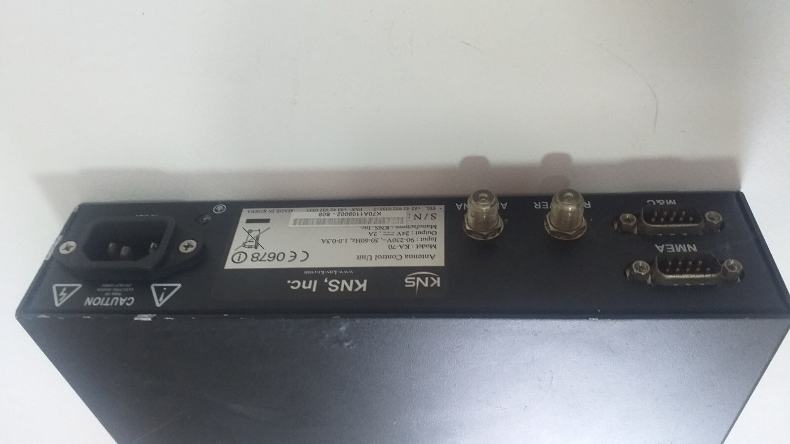 KNS KA-70 SAMYUNG TV Super Track Antenna Control Unit ACU Marine Navigational K