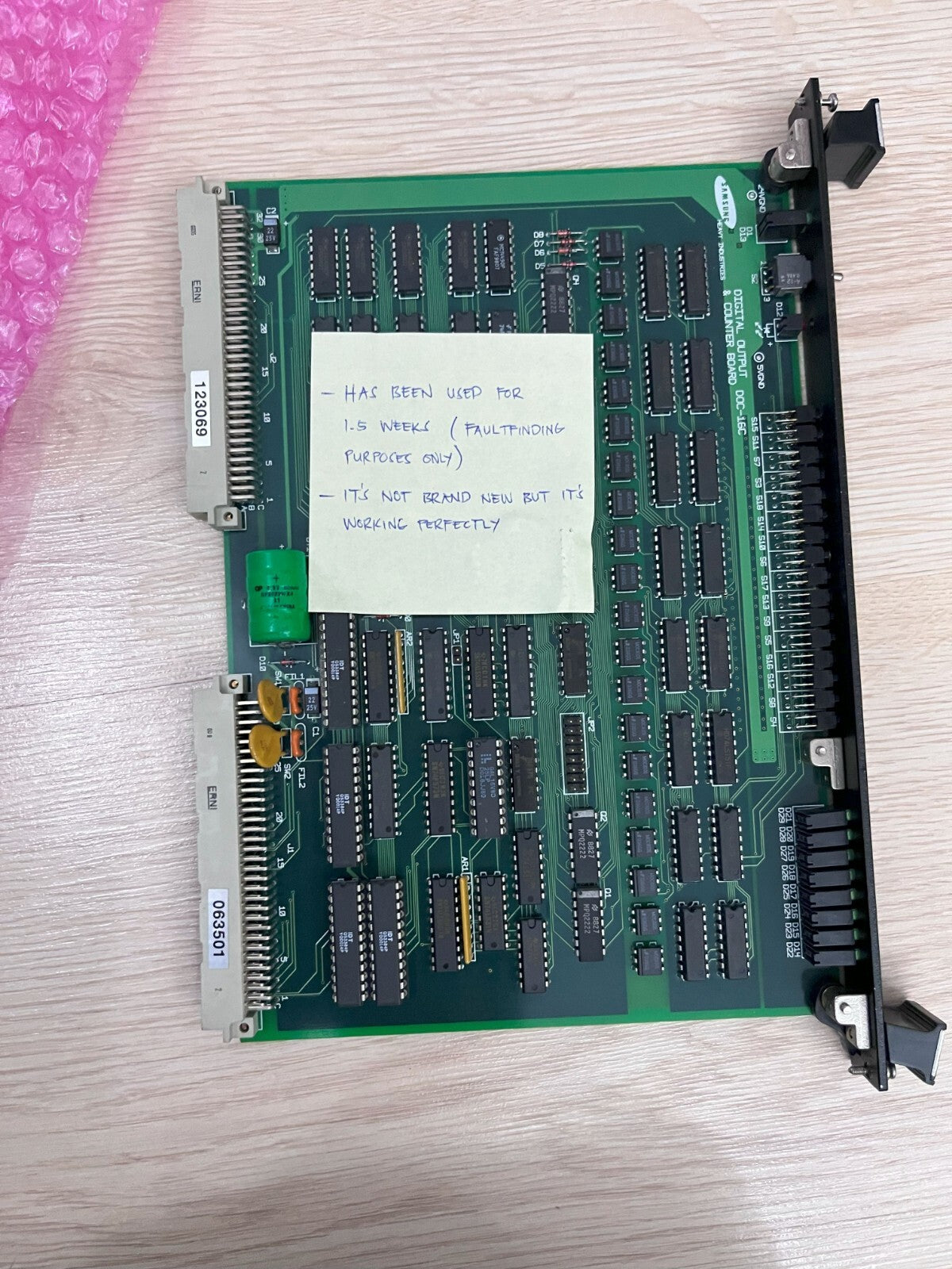 SAMSUNG DOC-16C DIGITAL OUTPUT & COUNTER BOARD