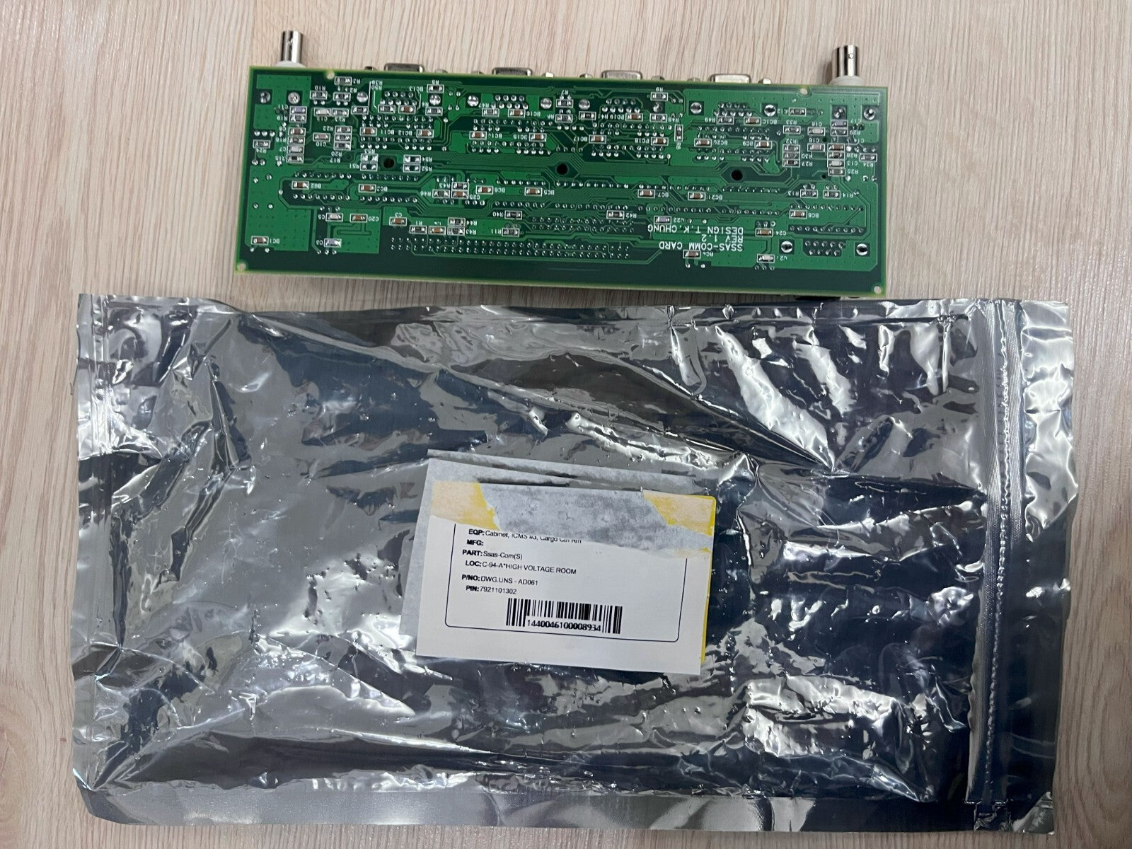 SAMSUNG SSAS-COMM CARD REV 1.2
