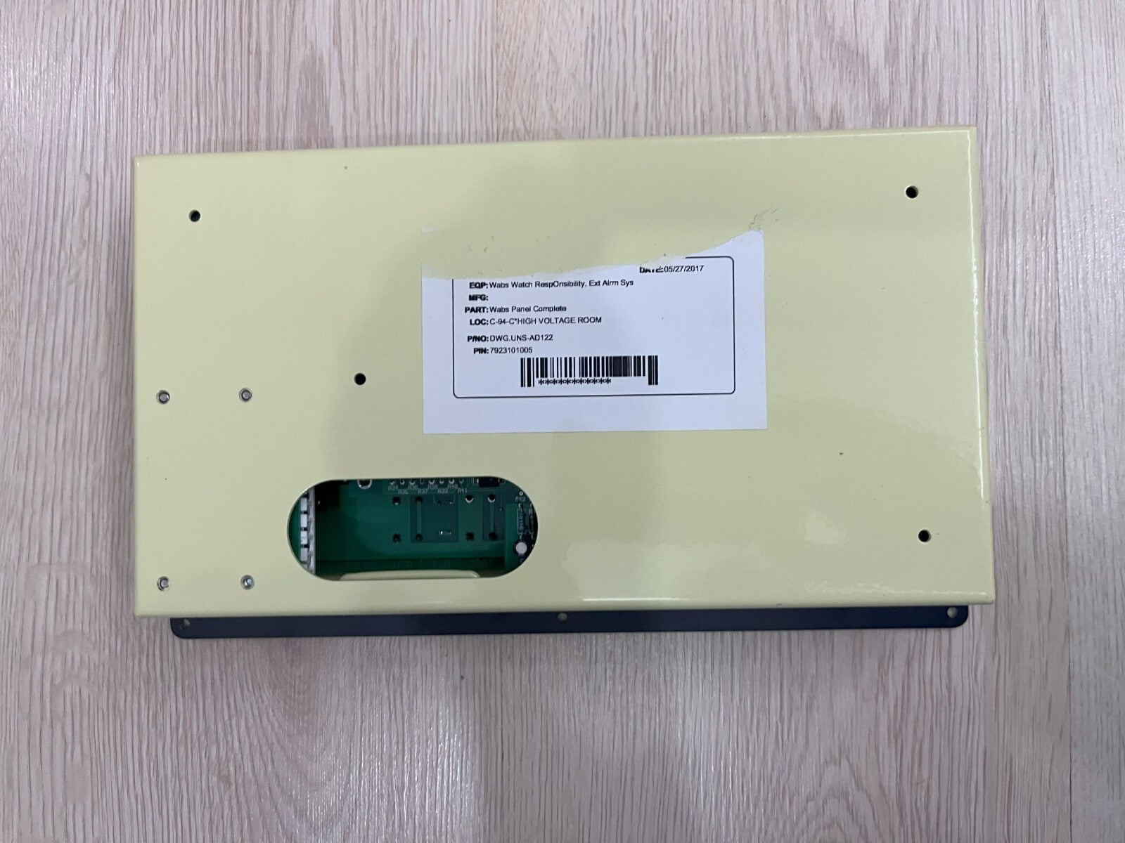 SAMSUNG WABS FOR SASS-21C EXTENSION ALARM SYSTEM PANEL
