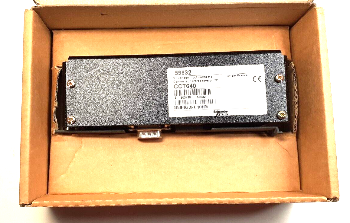 MERLIN GERIN SCHNEİDER ELECTRİC CCT640 VT VOLTAGE CONNECTOR 59632 (NEW)