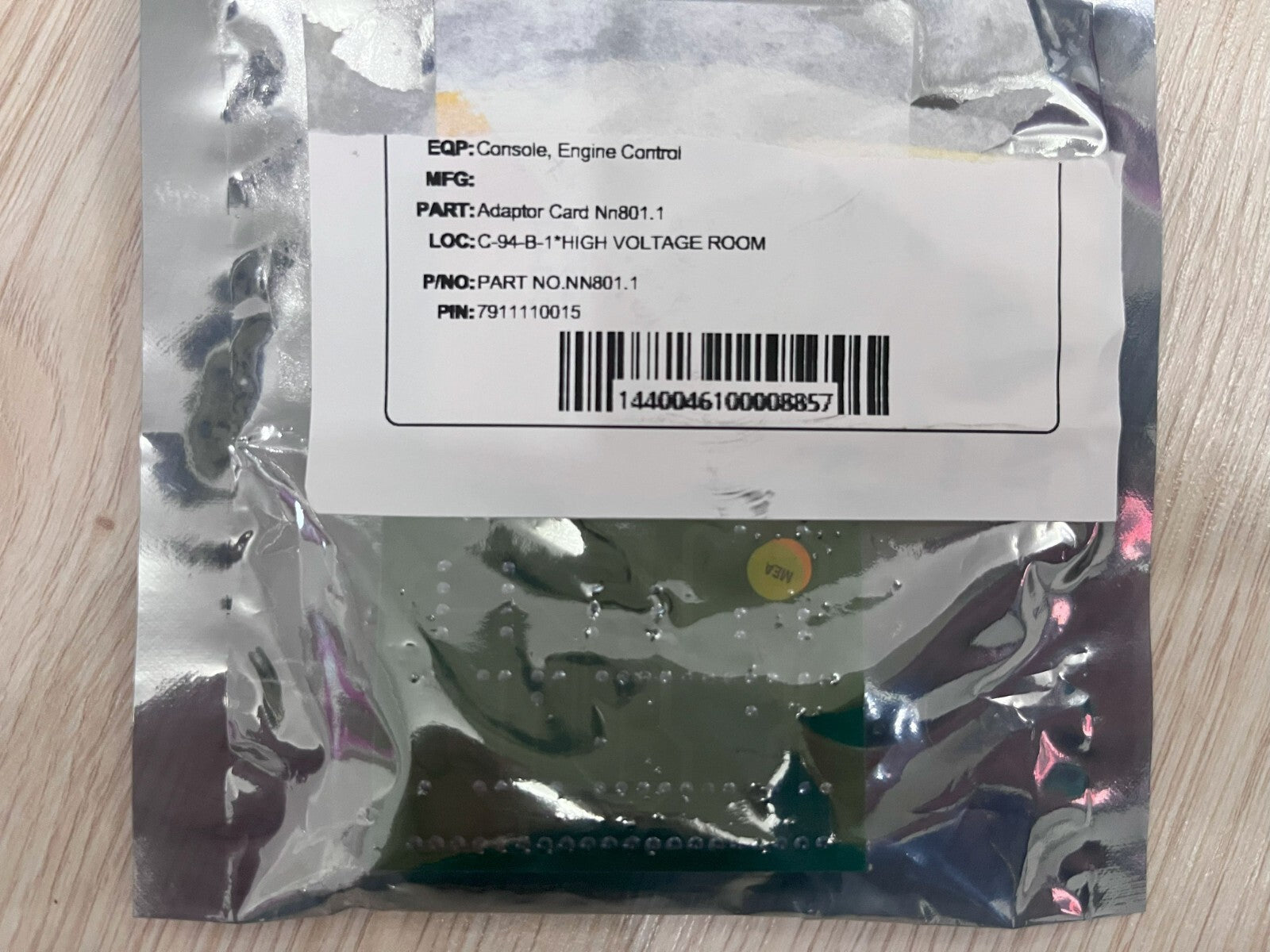 NORCONTROL NN-801 DIGITAL IN/OUTPUT ADAPTOR HE220206 C