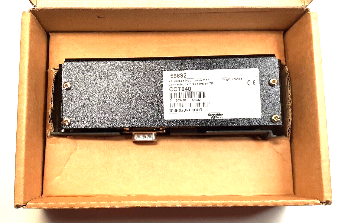 MERLIN GERIN SCHNEİDER ELECTRİC CCT640 VT VOLTAGE CONNECTOR 59632 (NEW)