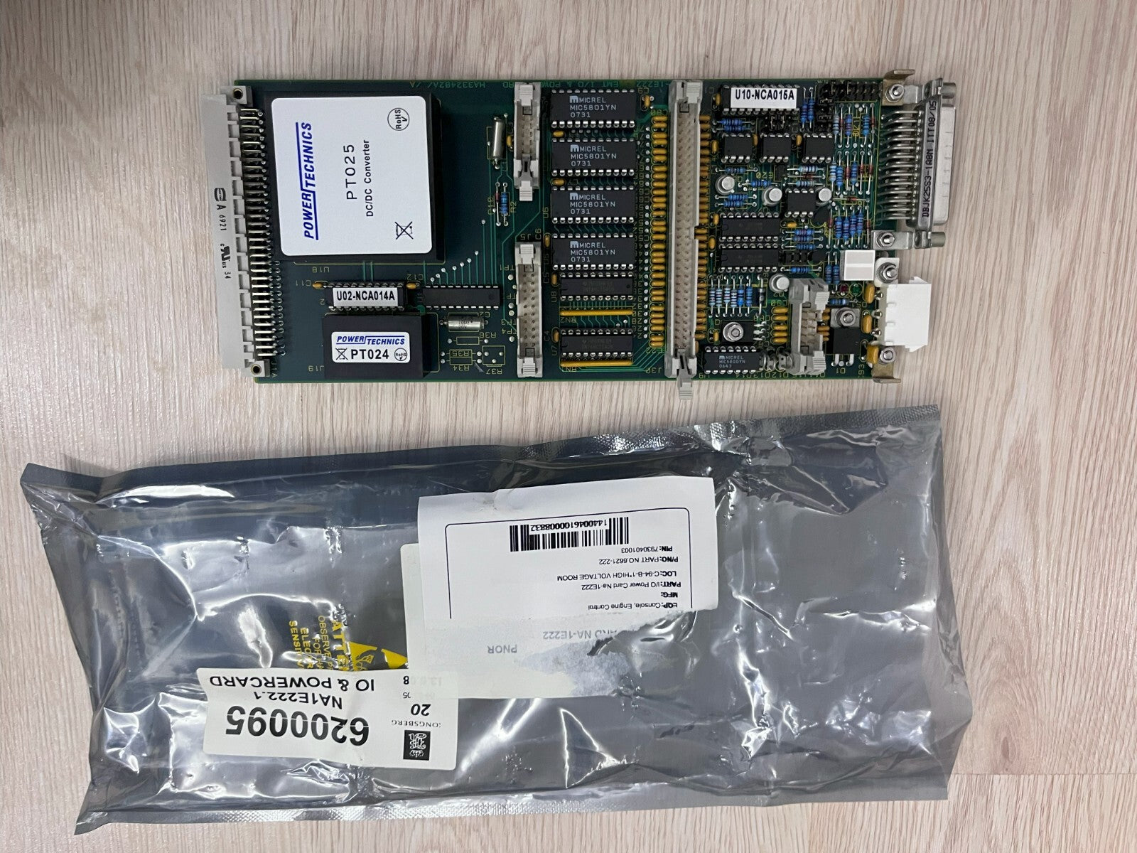 KONGSBERG 6200095 NORCONTROL NA1E222.1 I/O & POWER CARD