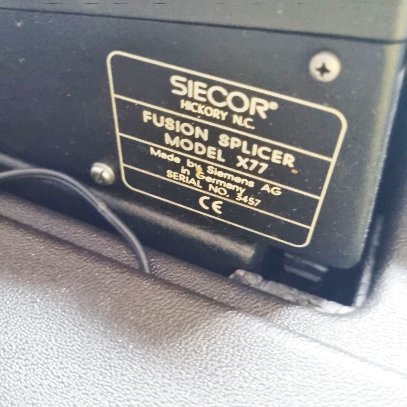 SIECOR X77 Fusion Splicer w/shown accessories-2
