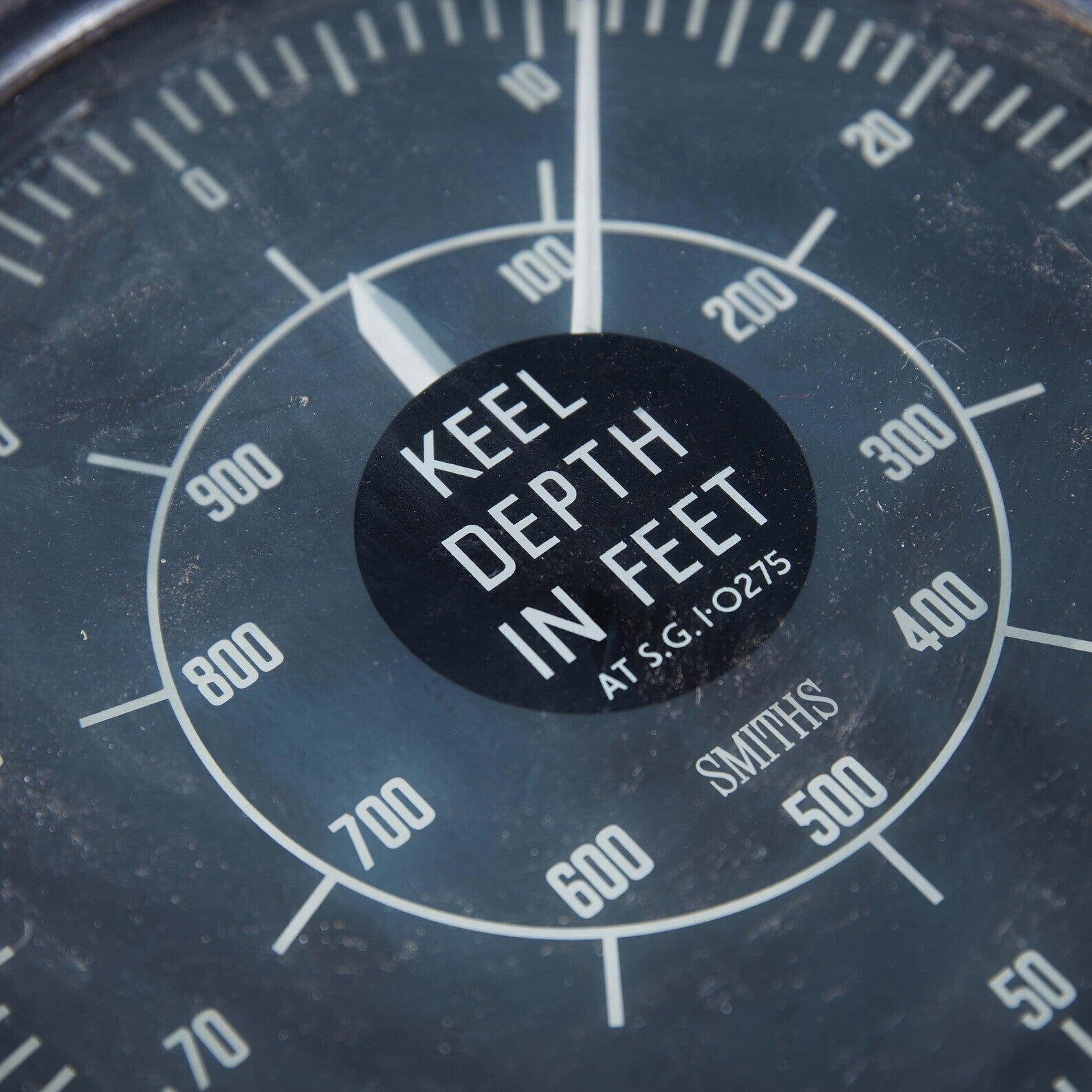 Vintage Oberan Class Submarine  Depth Indicator/Gauge, Vintage Naval Equipment