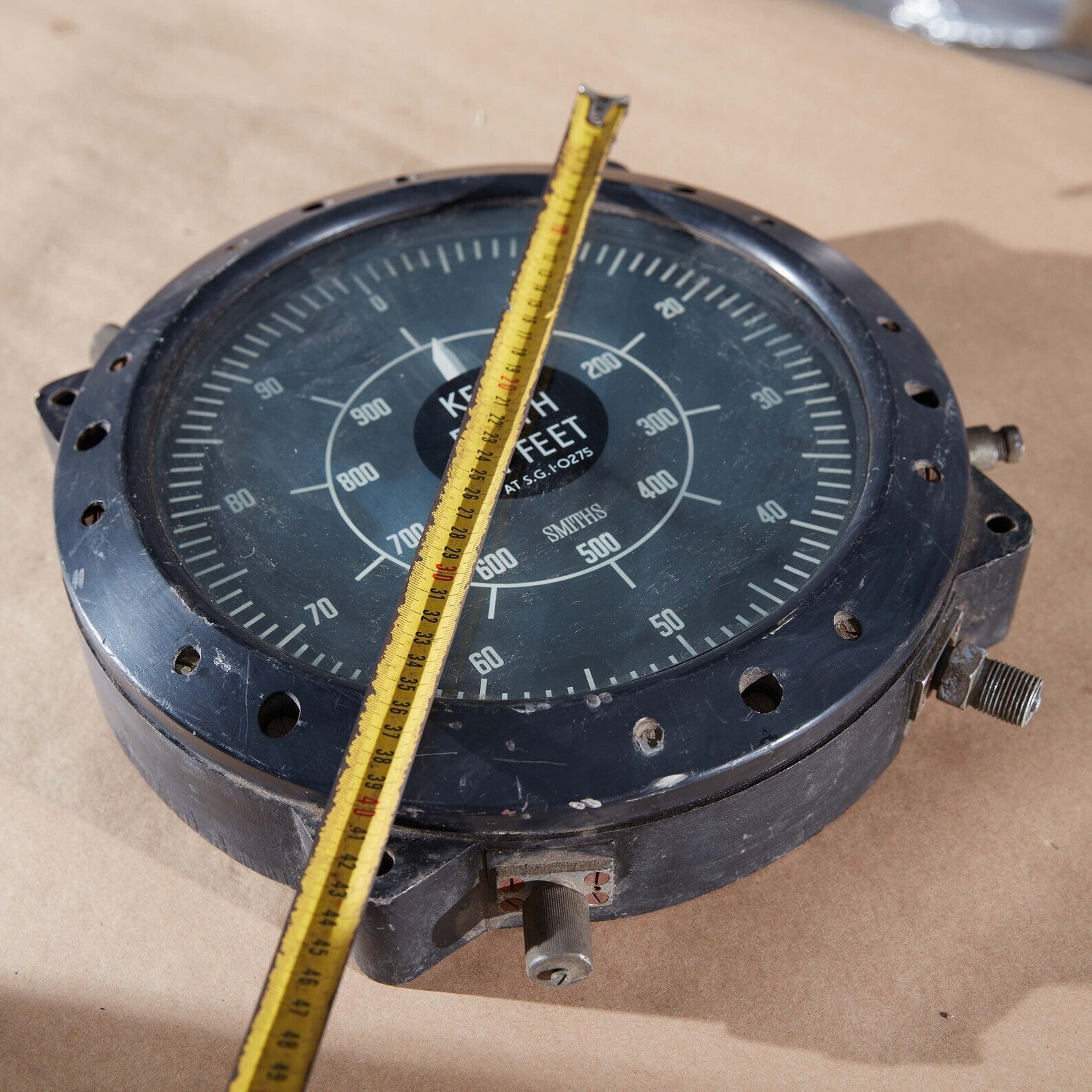 Vintage Oberan Class Submarine  Depth Indicator/Gauge, Vintage Naval Equipment