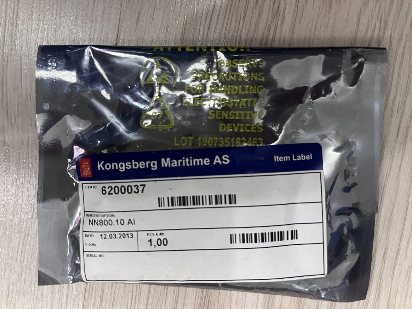 KONGSBERG 6200037 Norcontrol NN-800.10 Analog Input Adaptor
